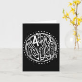 Carte Laisser l'aventure de 4e année commencer le thé de (Fleur jaune)