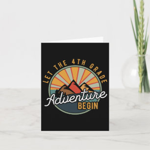 Carte Laisser l'aventure de 4e année commencer le thé de