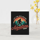 Carte Laisser L'Aventure De 5E Année Commencer Bigfoot R (Fleur jaune)