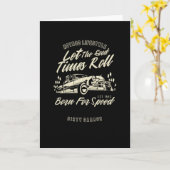 Carte Laisser rouler les bons moments (Fleur jaune)