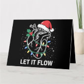 Carte Laissez-le couler Anatomie Coeur Cardiaque Infirmi (Devant)