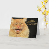 Carte Laissez-le vide à l'intérieur d'un jeu de mots (Fleur jaune)