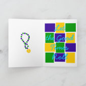 Carte Laissez les Bon Temps Rouler (Intérieur)