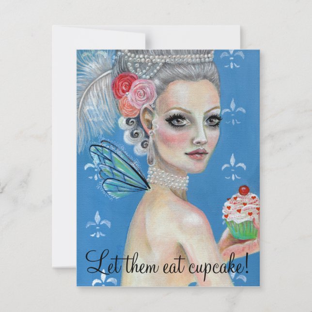 Carte Laissez-les manger du gâteau (Devant)