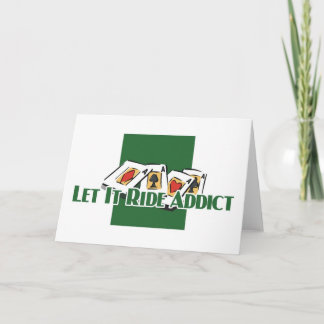 Carte Laissez lui monter les salutations de l'intoxiqué