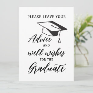 Carte Laissez Vos Conseils Pour Le Diplômé Simple