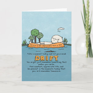 Carte Laissez votre esprit dériver