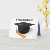 Carte LAISSEZ VOTRE LIGHT SHINE GRADUATE card (Fleur jaune)