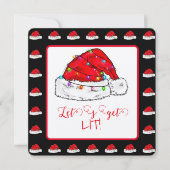 Carte Laissons des cordes de lumière du Père Noël (Devant)