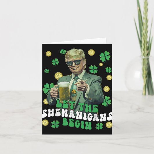 Carte Laissons les Shenanigans commencer une drôle de St (Devant)