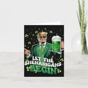 Carte Laissons les Shenanigans commencer une drôle de St