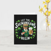 Carte Laissons les Shenanigans commencer une drôle de St (Fleur jaune)