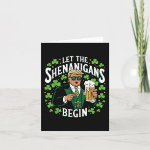 Carte Laissons les Shenanigans commencer une drôle de St