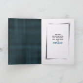 Carte lait d'anniversaire et biscuit sur plaid (Intérieur)