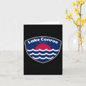 Carte Lake Conroe Texas Fishing (Fleur jaune)