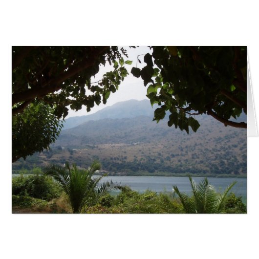 Carte Lake Kournas (Devant horizontal)