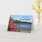 Carte Lake Life (Fleur jaune)