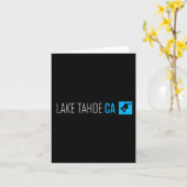 Carte Lake Tahoe Ca Snowboard Box Type (Fleur jaune)