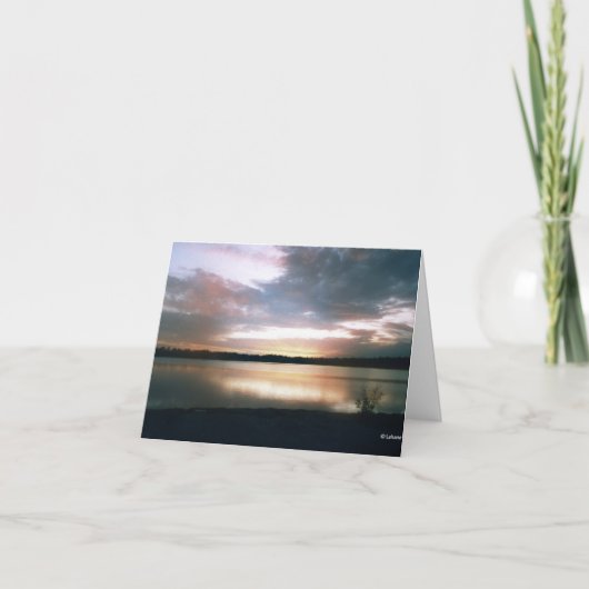 Carte Lakeside—penser à toi (Devant)