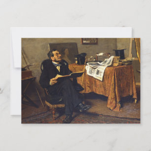 Carte L'amateur d'art cultivé (par Giovanni Boldini)