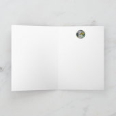 Carte Lamb bébé et jonquilles de printemps Aquarelle Art (Intérieur)