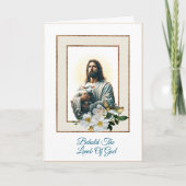 Carte Lamb of God Easter Blessing (Devant)