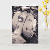 Carte Lambretta 150 LD (Fleur jaune)