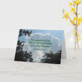 Carte Lamentations 3:22-23 Ses compassions échouent pas. (Fleur jaune)