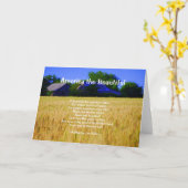 Carte L'Amérique aux beaux (Fleur jaune)