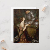 Carte Lamia and the Soldier (par John William Waterhouse (Devant/Arrière en situation)