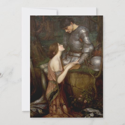 Carte Lamia et le soldat par John William Waterhouse (Devant)