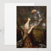 Carte Lamia et le soldat par John William Waterhouse (Devant / Derrière)