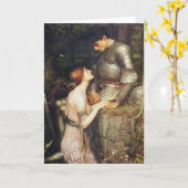 Carte Lamia sur ses genoux (Fleur jaune)