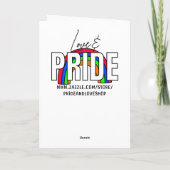 Carte L'amitié lesbienne LGBTQ | Quoi de neuf ? (Dos)