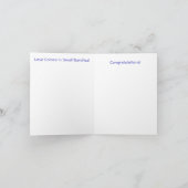 Carte L'Amour Arrive En Petites Unes (Intérieur)