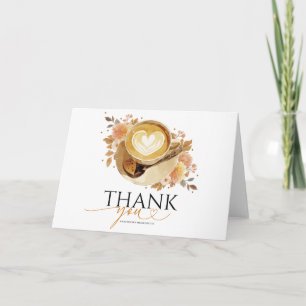 Carte L'amour brasse du Merci de Fête des mariées de caf