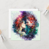 Carte L'amour comme la Terre (Devant/Arrière en situation)