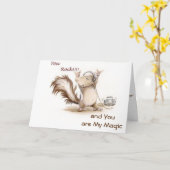 CARTE L'AMOUR D'ANNIVERSAIRE - TOUT LE MONDE T'AIME TOUS (Fleur jaune)