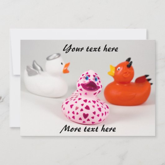 Carte L'amour de Daphné - Canards de conscience (Devant)