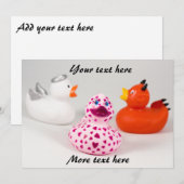 Carte L'amour de Daphné - Canards de conscience (Devant / Derrière)