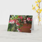 Carte L'Amour de Dieu, Fuschia Flower (Fleur jaune)