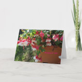 Carte L'Amour de Dieu, Fuschia Flower (Devant)