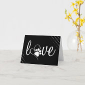 Carte L'amour de la vie des animaux | Sympathie de scrip (Fleur jaune)