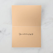 Carte L'amour de ma vie (Intérieur)