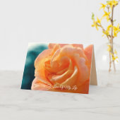 Carte L'amour de ma vie (Fleur jaune)