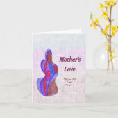 Carte L'amour de mère (Fleur jaune)