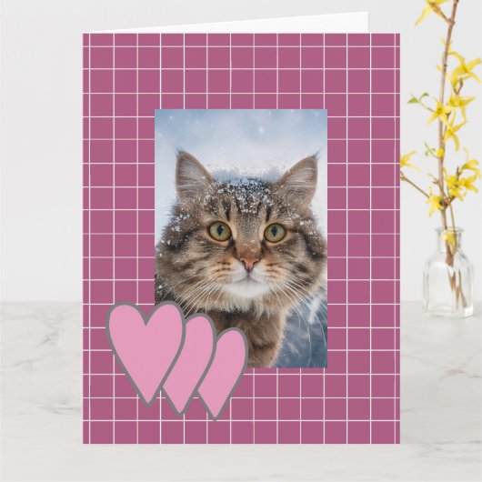 Carte L'amour de Noël (Fleur jaune)