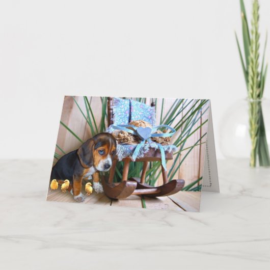 Carte L'amour des chiots (Devant)