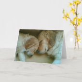 Carte L'amour d'or (Fleur jaune)