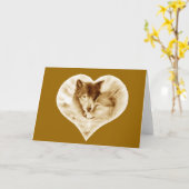 Carte L'amour du loup (Fleur jaune)